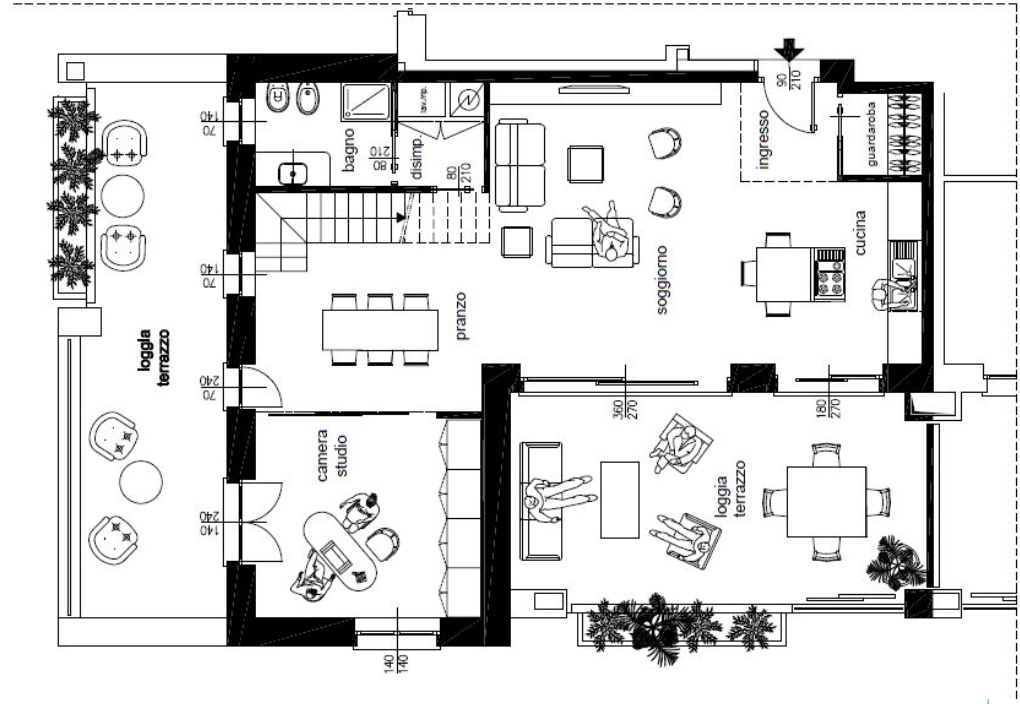 Primo livello attico Limited Edition secondo piano Calaluna Residenza Prampolini Uno novate milanese