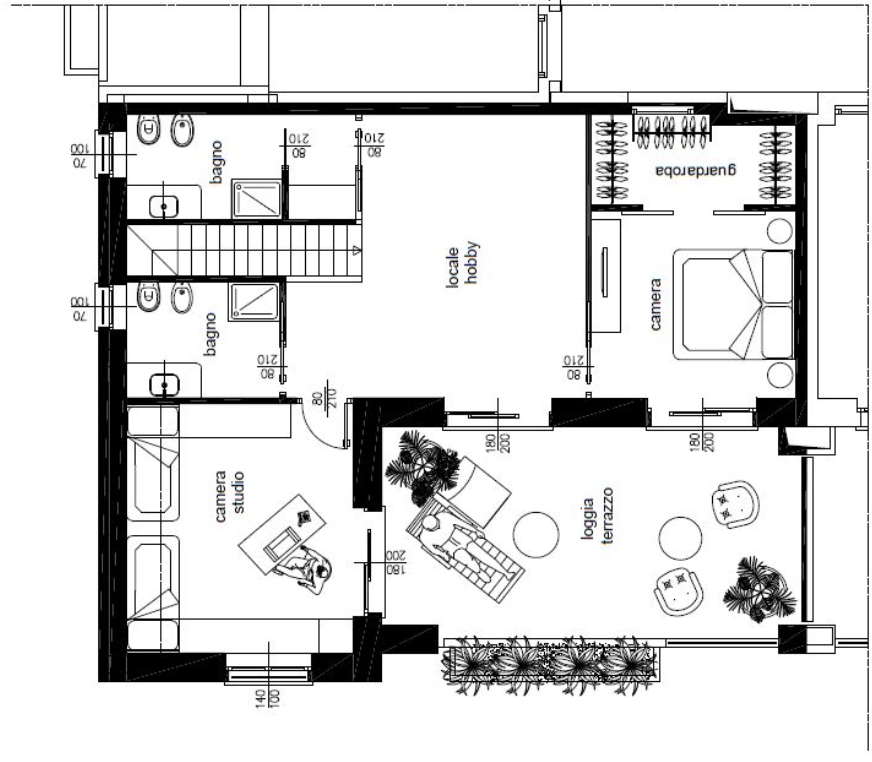 Secondo livello attico Limited Edition secondo piano Calaluna Residenza Prampolini Uno novate milanese